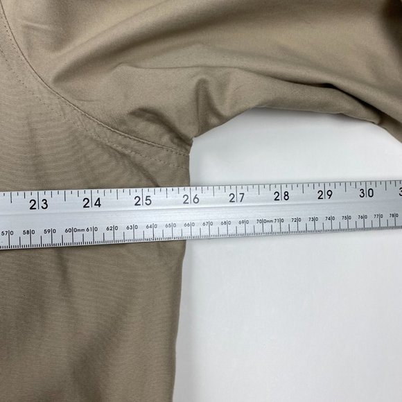 Vintage Orvis 4 Pocket Safari Shirt Jacket Mens 46 Long No-Belt Khaki Cotton USA - Picture 8 of 11